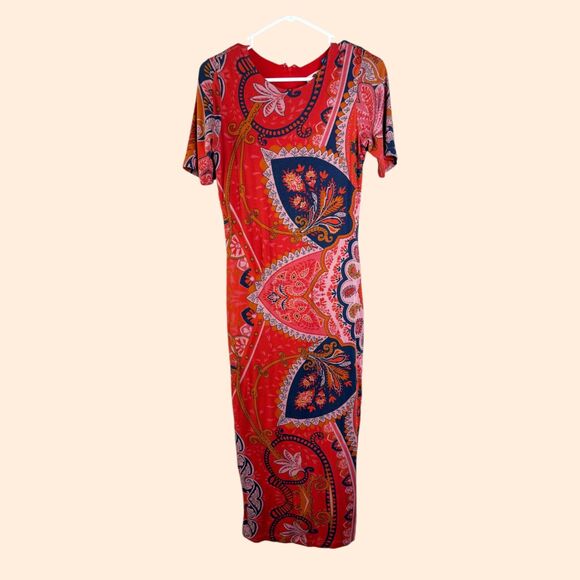 Farm Rio Giannina Knit Midi Dress - Picture 1 of 6